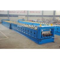China PLC Panasonic Steel Floor Deck Roll Forming Machine , Cold Roll Forming Equipment factory