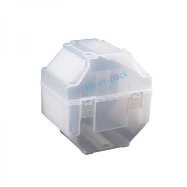 Quality Transparent Vertical Glass Carrier Wafer Cassette Box 8 Inch 200mm for sale