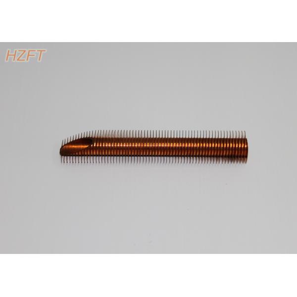 Quality Cold Worked Copper Finned Tube For Air Cooling / Finned Tubes Heat Exchanger for sale