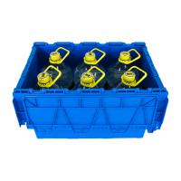 China Foldable and Stackable 165L PP Corrugated Storage Box with ISO9001 Certificate factory