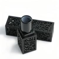 China Modern Sleek  Black Lipstick Container Empty Private Label Available factory