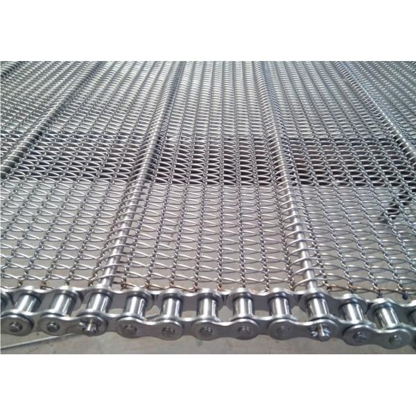Quality Stainless Steel Chain Conveyor Belt High Strength Customized For Food Baking for sale