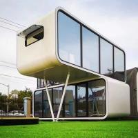 China Outdoor Prefab House Living And Working Apple Cabin Design Office Pod for sale