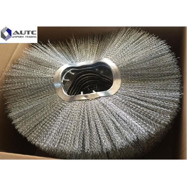 Quality Galvanized Base Iron Road Sweeper Brush , Replacement Brushes For Road Sweepers for sale