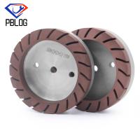 China Toothed Resin Grinding Wheel Speed RPM No Scratch Cup Shape Brown factory