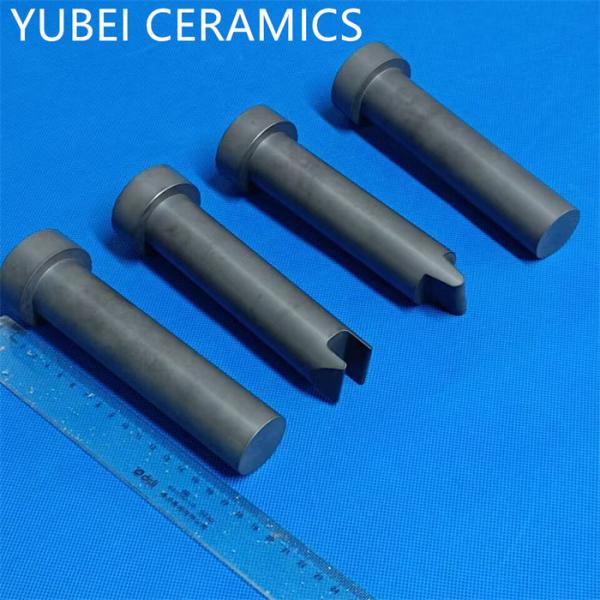 Quality SSiC Silicon Carbide Ceramic Rod , High Strength Carborundum Rod for sale