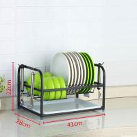China Kitchen Fashion Stainless Steel Dish Drainer Rack Size Customized factory