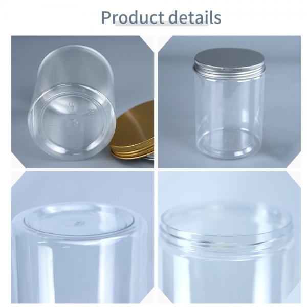 Quality SIDUN Transparent Plastic Jars With Lids For Food Acid Etch for sale