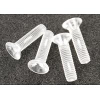 Quality M3 Flat Head Clear Acrylic Screw Plastic Phillips Drive for Electronics for sale