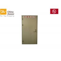 Quality 52mm Thick 1 Hour Rated Fireproof Wooden Doors/ Teak Wood Veneer Finish/ Color for sale