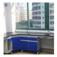 Quality Heat Resistant Lab Work Station , W750mm Wall Mounted Laboratory Island Bench for sale
