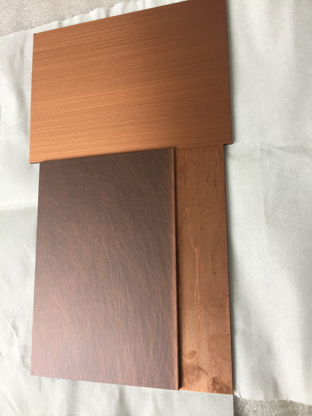 Quality High Impact Resistance Copper Cladding Panels Anti Bacterial For Elevator Covering for sale