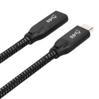 China USB PD Cable Double Sided Male To Female Type C 0.6m 10Gbps factory