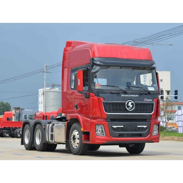 Quality Red SHACMAN X5000 Tractor Truck 6x4 430HP EuroV Head Tractor for sale
