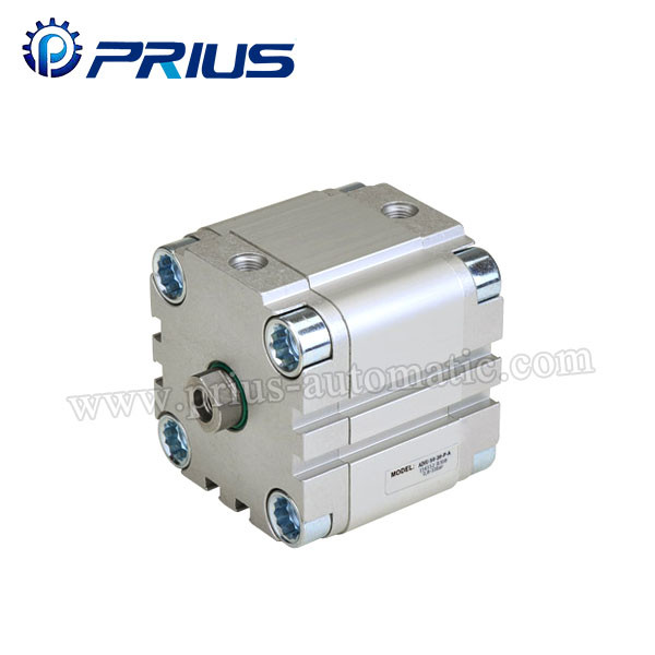 Quality FESTO Type Pneumatic Compact Cylinder , Double Acting Cylinder With Tie Rod for sale