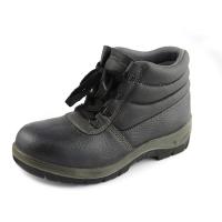 China UB-136 High Feet Protective Genuine Buffalo Leather Work Safety Shoes CE EN20345 factory