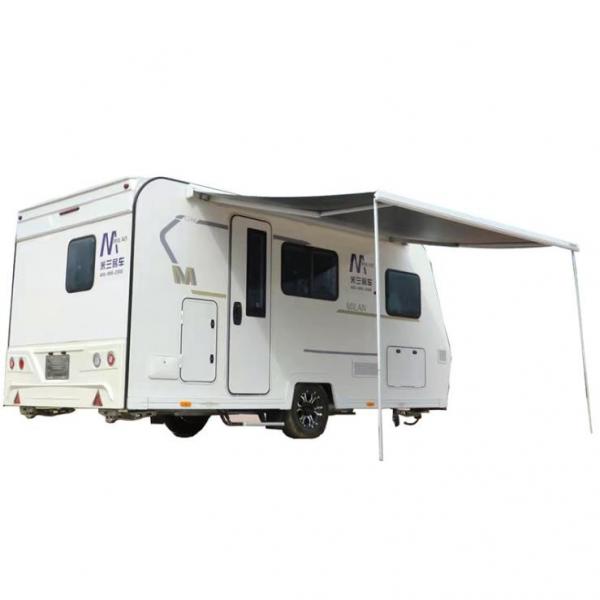 Quality Customizable Caravan Travel Trailers Different Color 4 Person Travel Trailers for sale