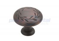 China 1 1/4&quot; Cabinet Handles And Knobs Gilded Bronze Zinc Alloy Mushroom Cabinet Knobs factory