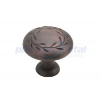 China 1 1/4 Cabinet Handles And Knobs Gilded Bronze Zinc Alloy Mushroom Cabinet Knobs factory