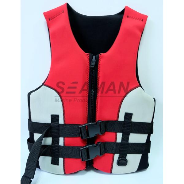 Quality 100N Neoprene Water Leisure Adult / Kids Life Jackets For Surfing Boating Kayak for sale