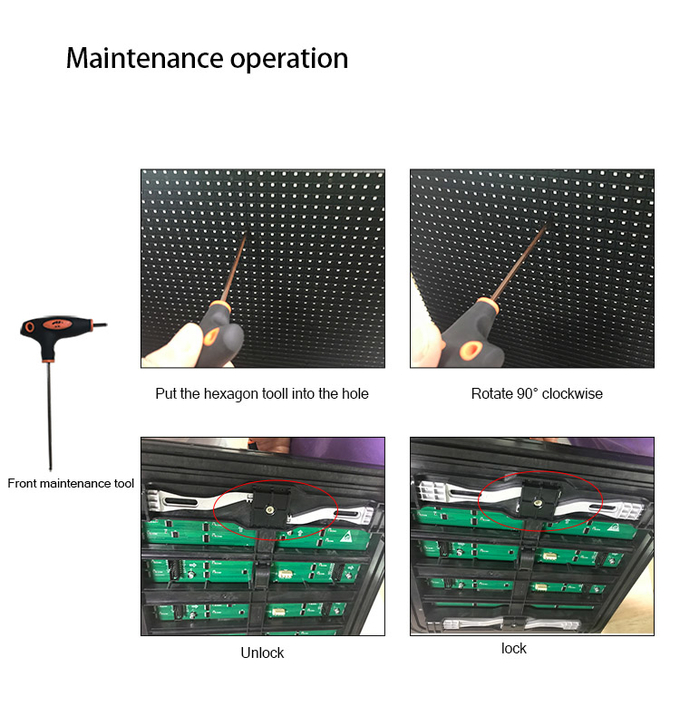 Digital Outdoor Advertising LED Display Screen Waterproof P4mm P5mm 2