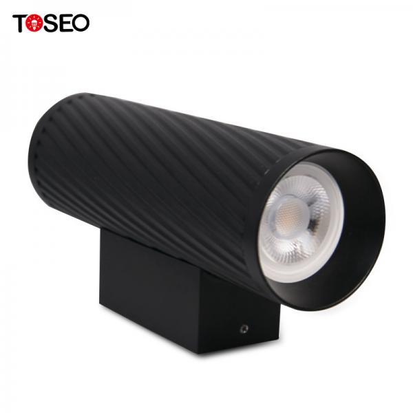 Quality Cylinder Surface Mounted Recessed Downlight Adjustable Black Aluminium Spotlight for sale