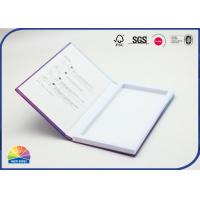 Quality EVA Foam Hinged Lid Gift Box For Music CD Photo Album Brochure Packaging for sale