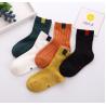 China Customized Logo Short Women Socks , Eco Friendly Girls Cotton Novelty Dress Socks factory