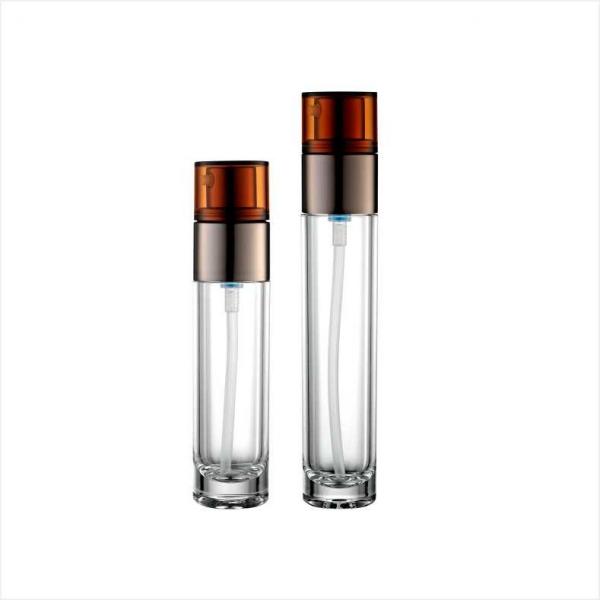 Quality Empty Luxury Acrylic Cosmetics Lotion Bottle With Sprayer Pump for sale