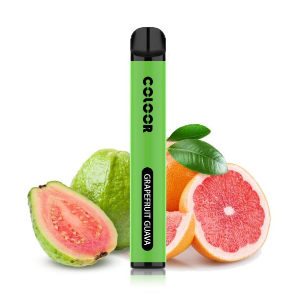 Quality Grapefruit Guava 800 Puff Bars Draw Activated Vape Pod 3.3ml E Juice for sale