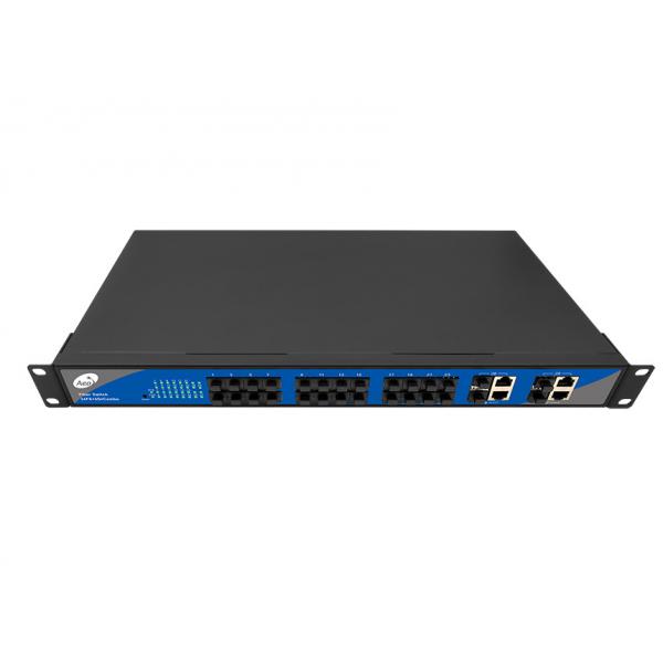 Quality Rack Mount 100KM SFP Fiber Switch 1310/1550nm for sale