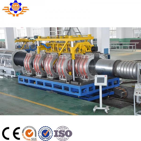 Quality 6m 110mm PE PP PVC Pipe Extrusion Line Pvc Single Wall Corrugated Pipe Line for sale