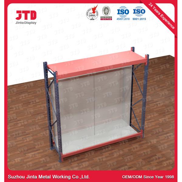 Quality Double Layers Warehouse Metal Racks 3.5m 2m Light Duty Pallet Racking for sale