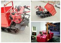 China Hydraulic Mini Crawler Dumper , Self Loading Mini Dumper 6.5HP Horsepower factory