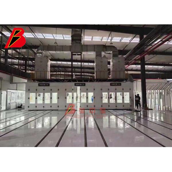 Quality Industrial Car Repair Multi Station Metal Sheet Painting Line for sale