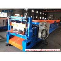 Quality PLC Control Floor Deck Roll Forming Machine For 75mm Rib Decking Profile for sale