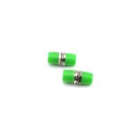 Quality Small D Fiber Optic Adapter Small Flange Adapter Green With UPC Coupling Face for sale