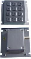 China Industrial mini Rear Panel Mouting Steel Metal Numeric Keypad with USB or RS232 Interface factory