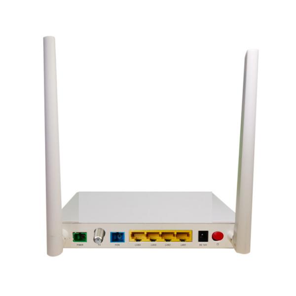 Quality 1Ge 4 Port WiFi GPON ONU CATV Fiber Optic Network Router Compatible OLT Huawei ZTE for sale