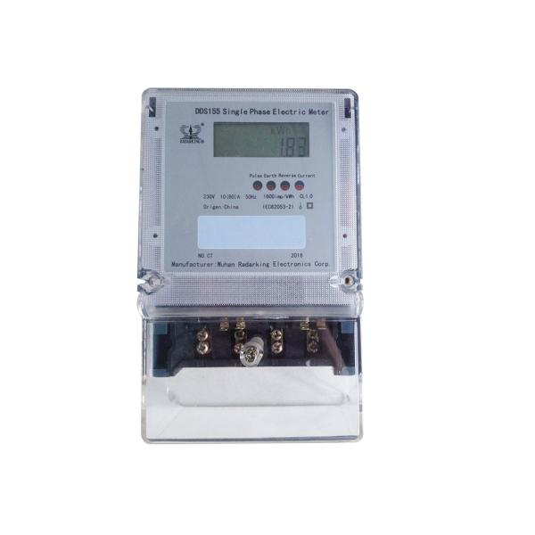 Quality Double Circuit Single Phase Residential Smart Meter Anti Tamper With CT / PT for sale