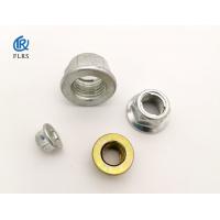 Quality Prevailing Torque Hexagon Lock Nut with Flange Galvanized Finishing Hex Flange for sale