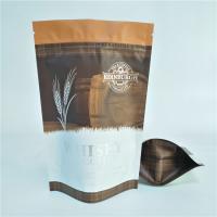 China Coffee Beans Tea Packaging For Tea Bags Plastic Valve And Zipper Coffee Packaging Bags Stand Up Pouch for sale
