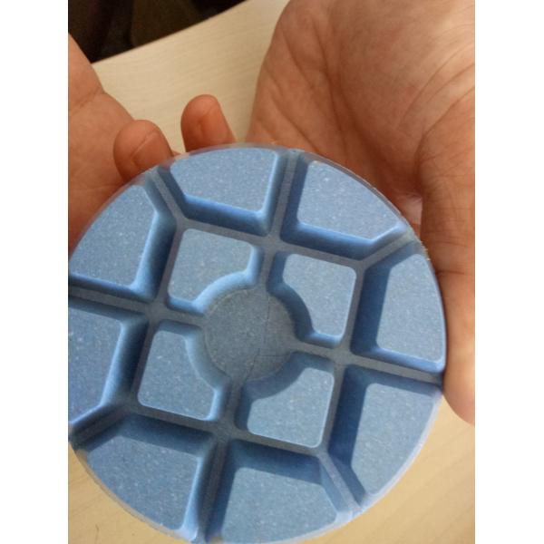 Quality 3 Inch 75mm Colourful Concrete Floor Polishing Pads With 11mm Thickness for sale