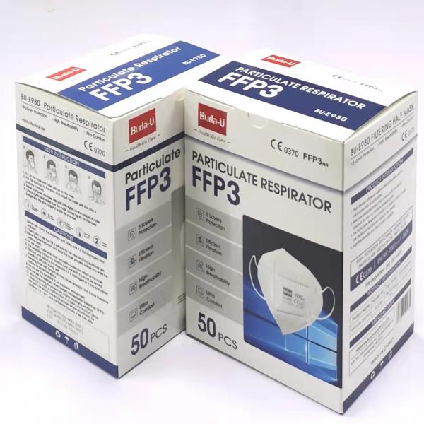 Quality FFP3 Protective Respirator Mask , FFP3 Filtering Half Mask Without Valve , Comfortable Wearing Experience for sale