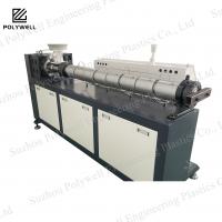China Single Screw Extruder PA66 GF25 Granules Processing Polyamide Strip Extruding Production Line factory