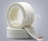 China Silicone Adhesive white Glass Fabric Tape for motor , 0.18-0.22 mm Thick Electrical Insulation Tape factory