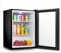 China Compact Glass Front Mini Fridge / Small Glass Front Beverage Refrigerator factory