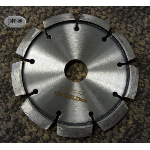 Quality 125mm Crack Chaser Tuck Point Diamond Blades With V Grooved Segment 10mm Thick for sale