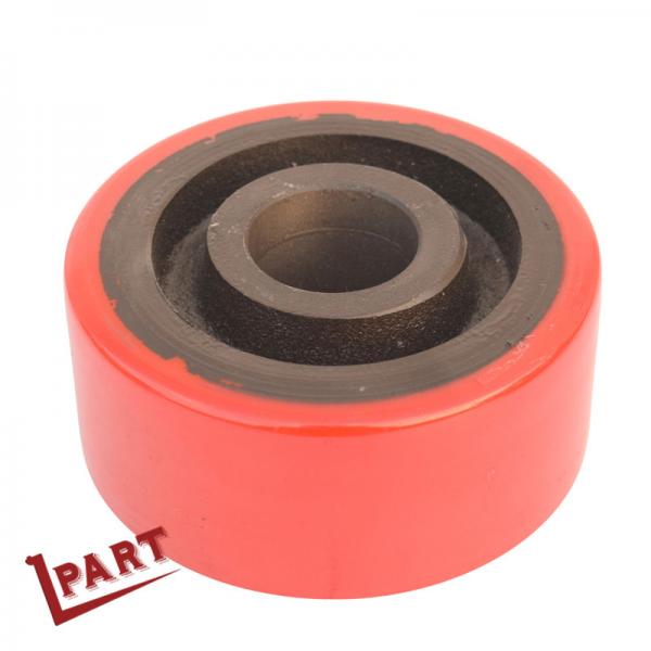 Quality Electric Forklift Drive Wheel Polyurethane Rollers With Bearings 127x60x40mm for sale