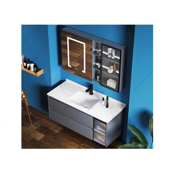 Quality MDF boards Bathroom Basin Units , ISO9001 Bathroom Single Sink Vanities for sale